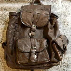 Vintage Genuine Leather Backpack